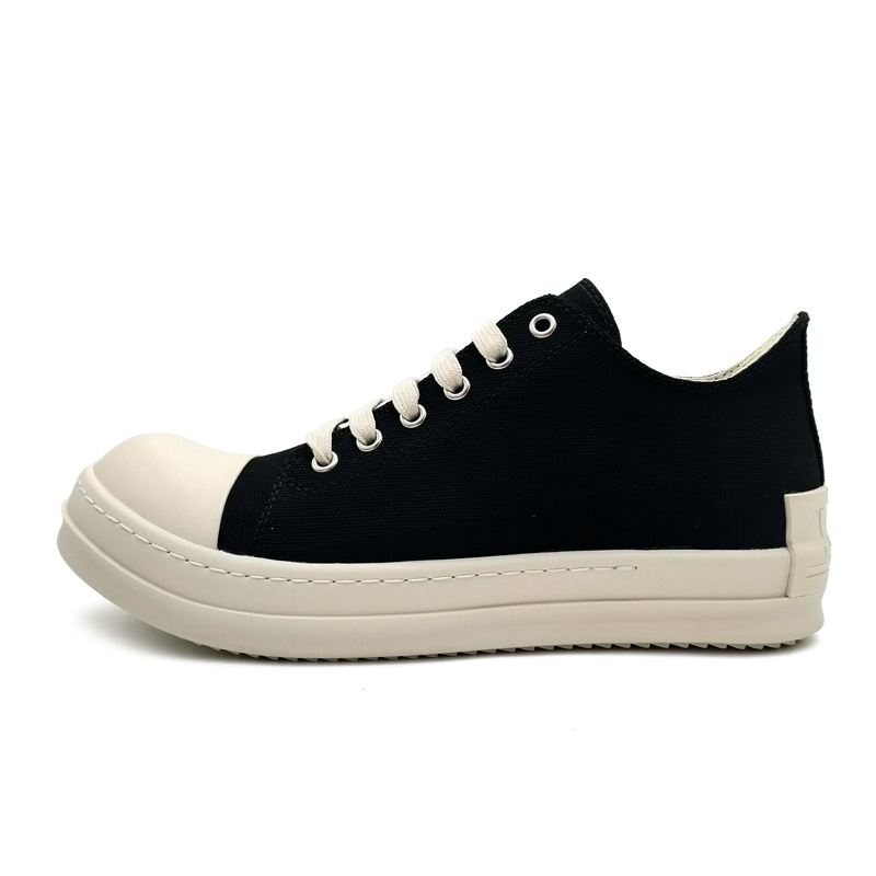 Versatile Unisex Casual Sneakers With Thick Sole And Lace-up Fit_voghion.com