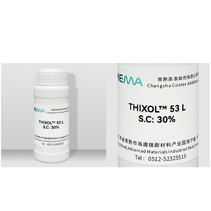 샘플 Arkema Gaotai Thixol 53L 아크릴 알칼리가 목재 코팅을위한 두꺼운 산업용 코팅