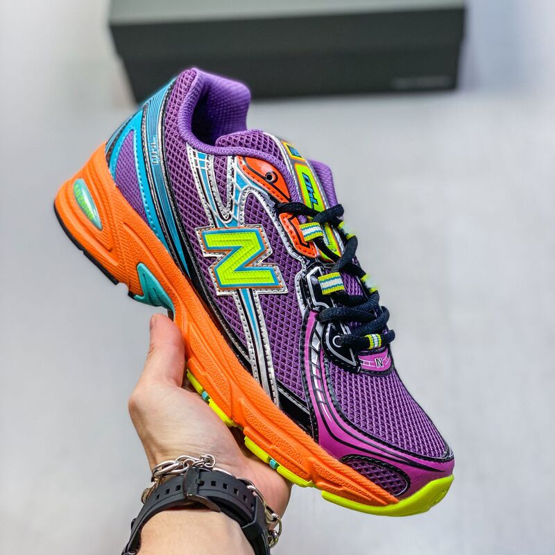 純粋なオリジナル NB740 ランニングシューズ通気性メッシュスポーツシューズ男性と女性のためのレトロな高さのパパシューズカップルファッショナブルな靴|undefined