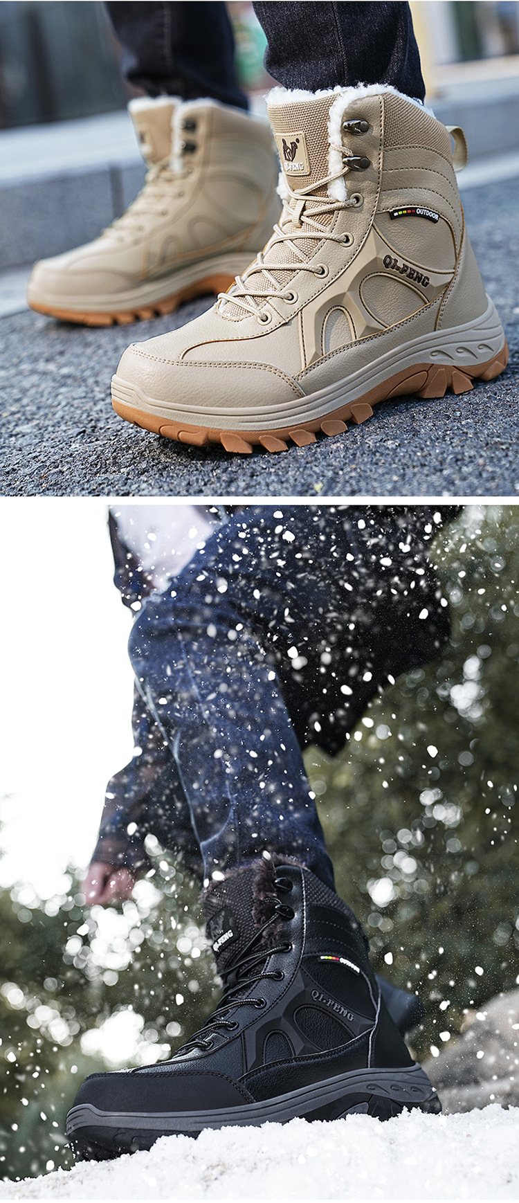High top sand Boots for outdoor comfort military boots for men_voghion.com