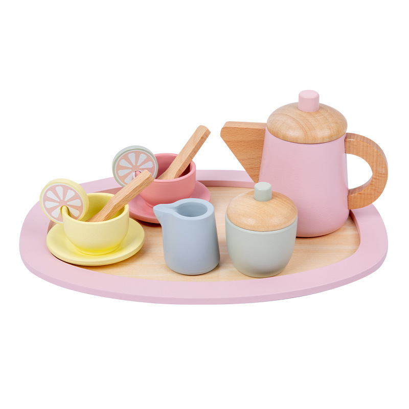 Children's realistic family tea set
