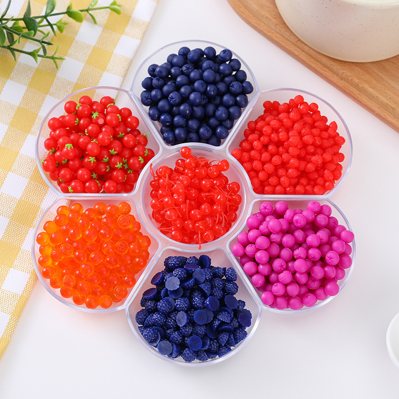 Simulated Small Strawberry Mini Mulberry Small Cherry Apple Tomato Super Mini Blueberry Miniature Food Toy Accessories