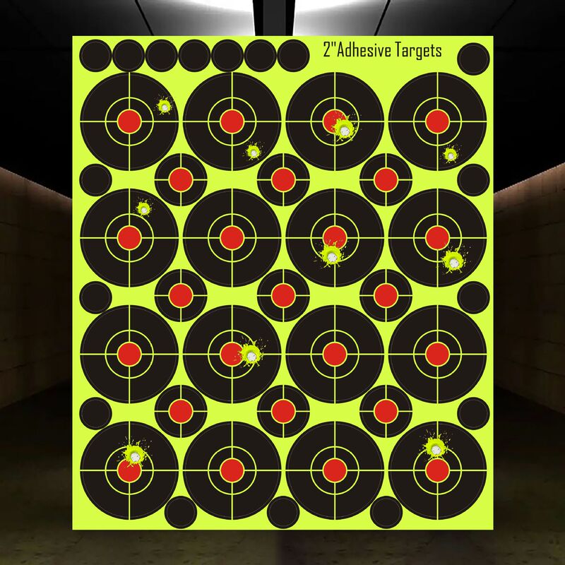 2-inch Substitute Splash Yellow Target Sticky for All Shooting Training