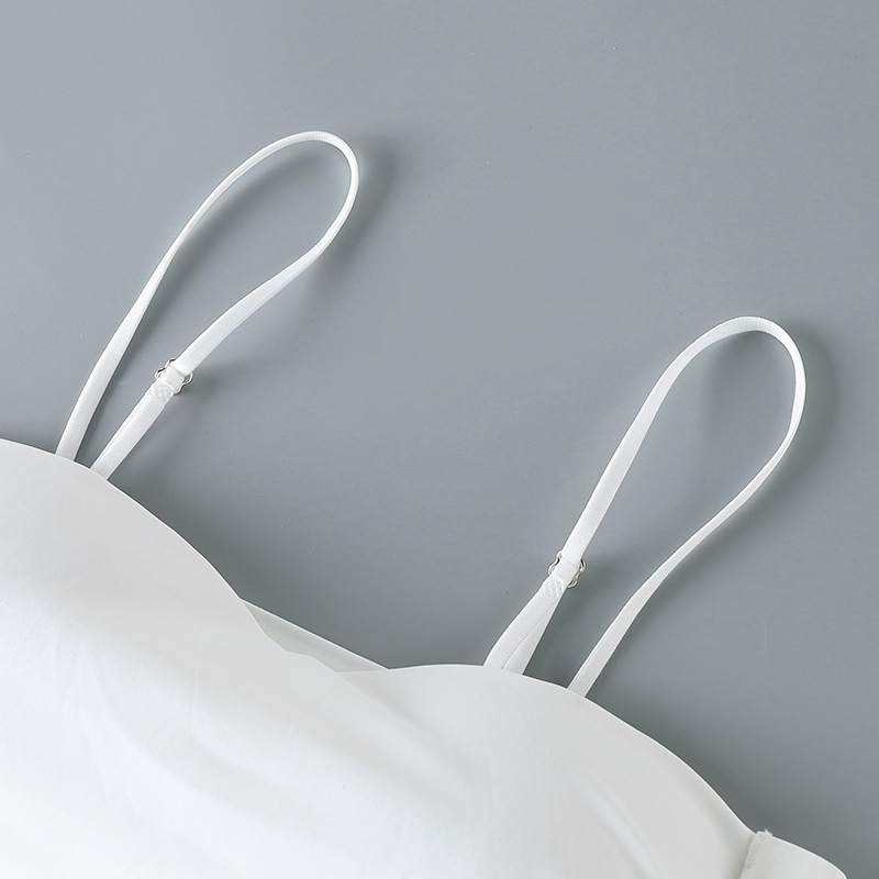 Belleza espalda camisola sin costuras de las mujeres push-up fija de una sola pieza Copa sin anillo de acero de fondo desgaste exterior todo partido camisola mujeres