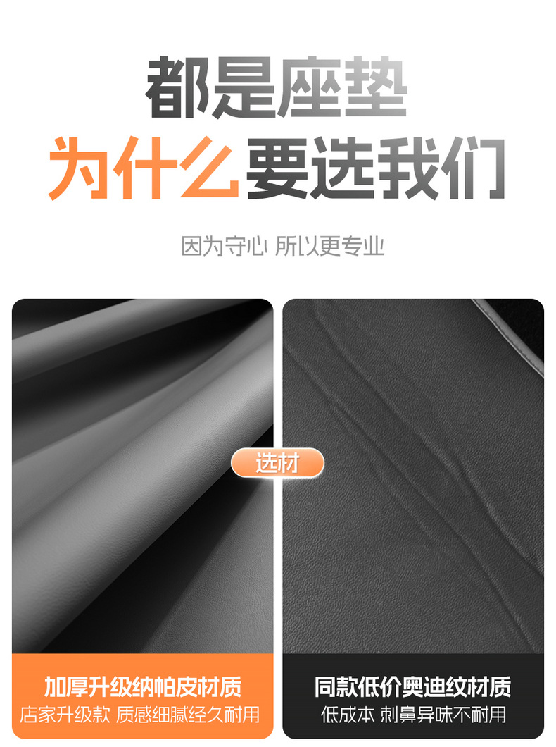 Direct sales from the manufacturer: Foreign trade-specific car seat covers, Lantu Zhiyin Nappa leather, wear-resistant, full coverage, specialized seat covers