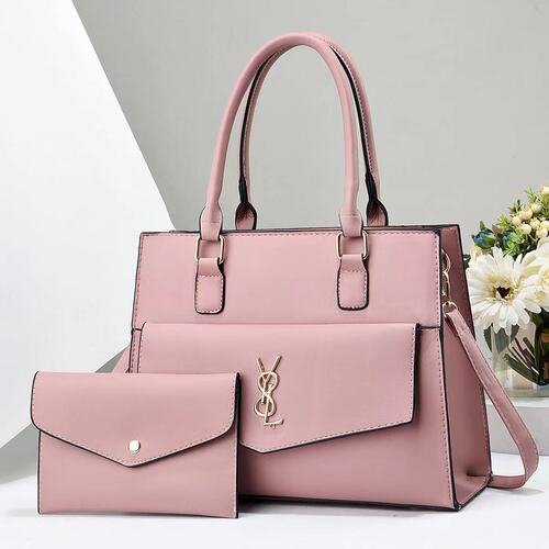 High-end solid color women's bag 2024 high-end large-capacity handbag Korean version autumn and winter new style mother-in-law single shoulder women's bag