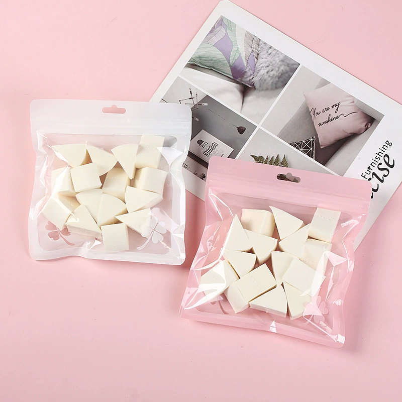 Triangular Makeup Sponge, 4 cm latex blending primer sponge, single or 10-pack