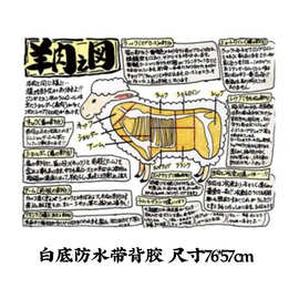 日式烤肉店背胶贴纸海报日料店居酒屋深夜食堂墙贴画大尺寸玻璃贴