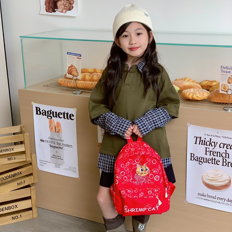 Jardín de infantes mochila de dibujos animados lindo gran capacidad mochila para niños y niñas nueva moda de mochila infantil transfronteriza