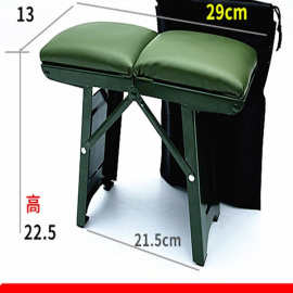 全金属折叠小凳子手提便携式小板凳加厚结实迷你钓鱼凳休闲小矮凳