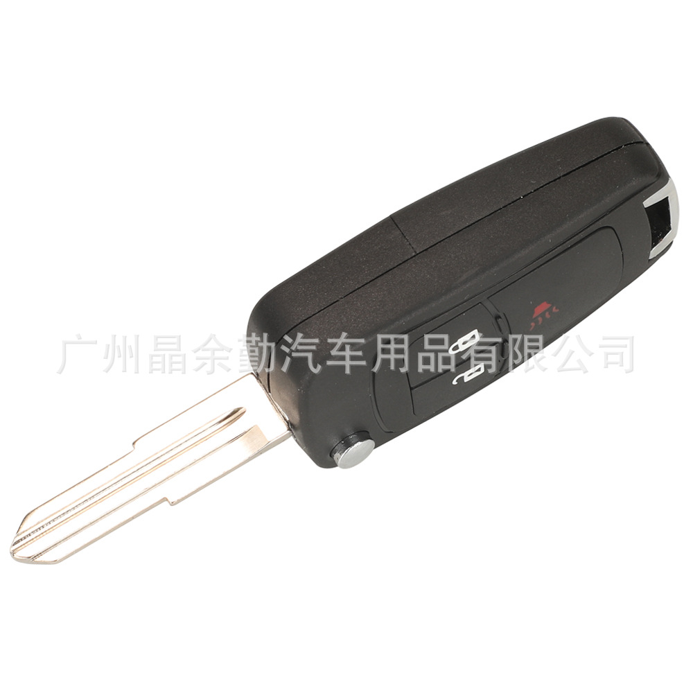 Carcasa Llave Plegable 3 Botones para Chevrolet Spark con Clip de Batería