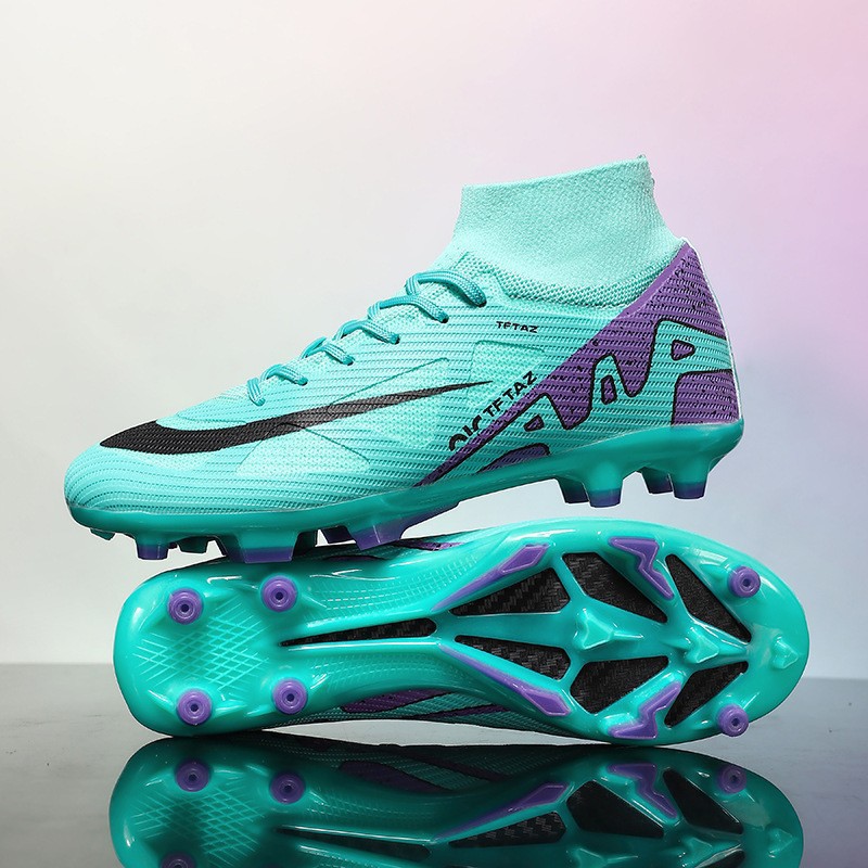 Venta al por mayor de espinas transfronterizas 15 zapatos de fútbol para hombres y mujeres entrenamiento transfronterizo de la Copa del Mundo de corte bajo AG zapatos de copa de Europa