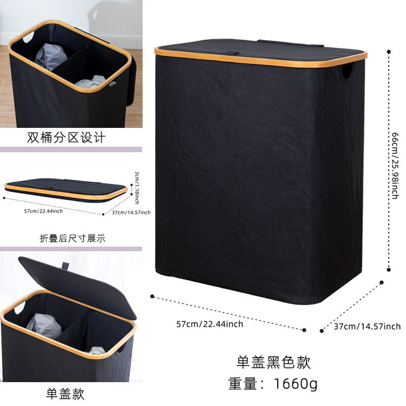 Venta transfronteriza tela impermeable tela Oxford plegable cesto de ropa sucia cesto de almacenamiento de gran capacidad de lavandería