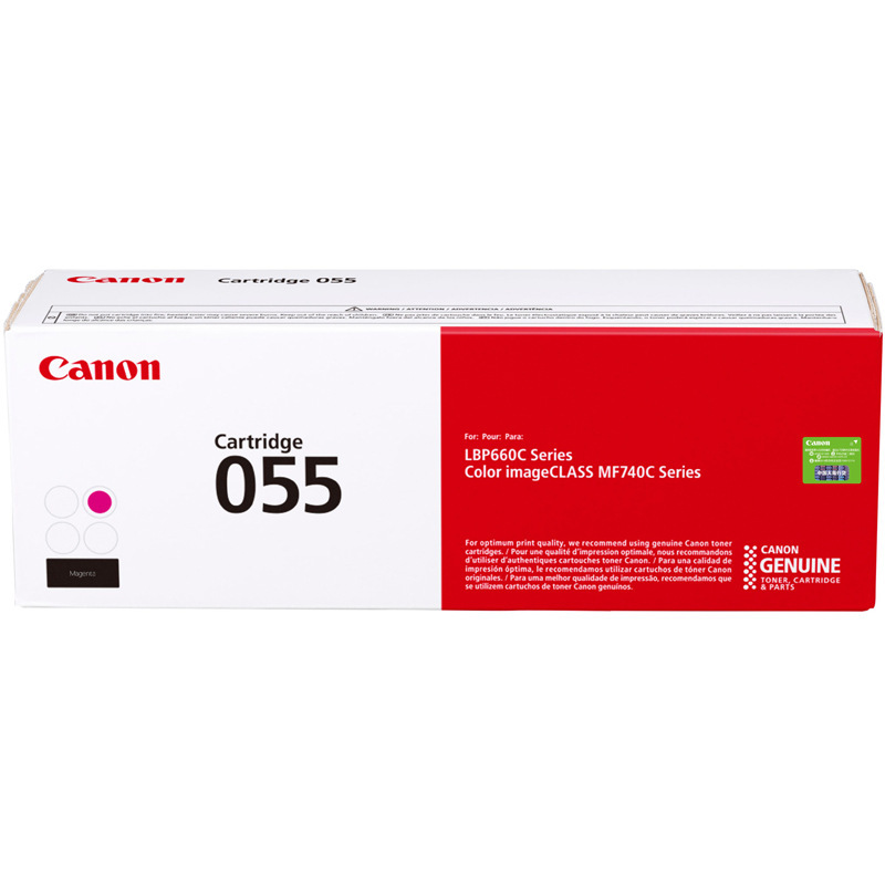 Canon original 055 cartucho de tóner LBP663Cdn, 746Cx impresora láser a color CRG055H selenio alta capacidad