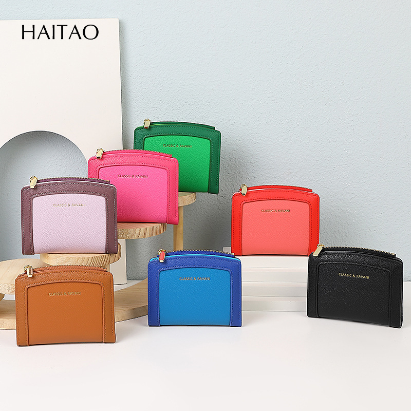 Cartera para mujer 2025 bolso multifuncional coreano billetera de moda de alta gama con múltiples posiciones para tarjetas