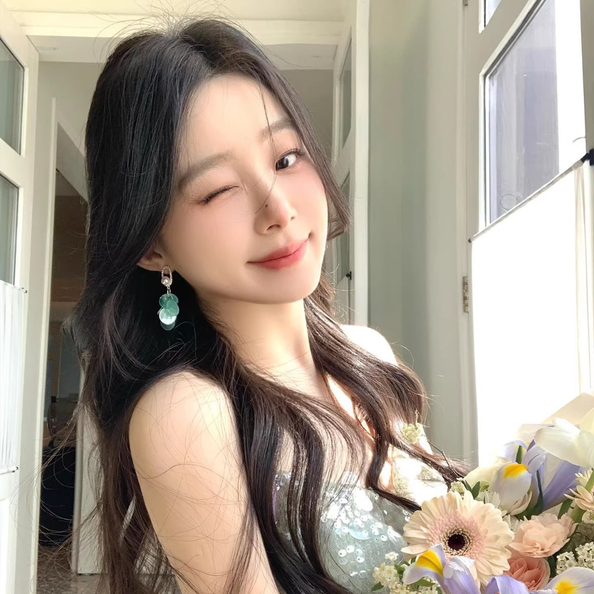 海边度假风绝美贝壳流苏珍珠耳环女轻奢高级感耳钉巨好看气质耳饰