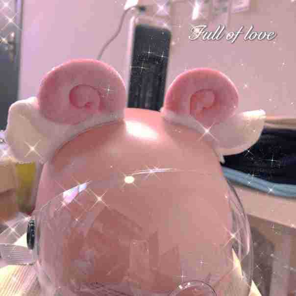 Cubierta de casco de esquí de dibujos animados lindo personalidad cálida placa única cubierta de casco de doble placa bicicleta muñeca cubierta decorativa a prueba de viento