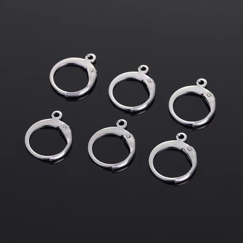 fashionable universal trend geometric earrings stainless steel for…