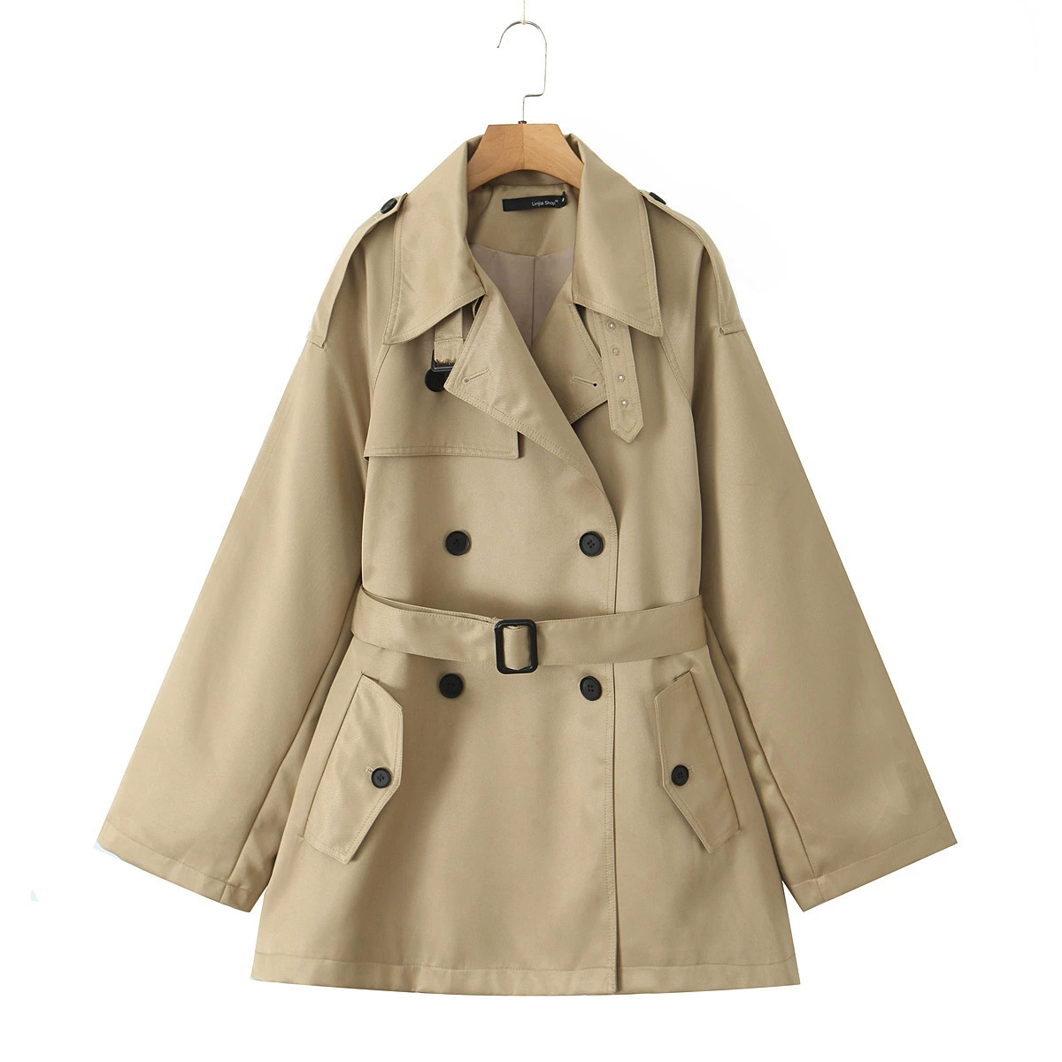 Пояс-дизайн, демисезонное trench coat, куртка для отдыха, тренд сезона, европейский стиль