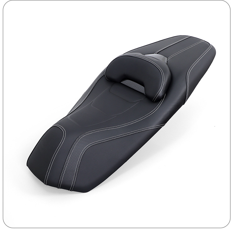 Longxin Wuji SR250GT modified cushion assembly breathable and comfortable lumbar cushion leather backrest non-destructive installation