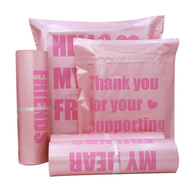 Bolsas de envío reforzadas color oro rosa, autoadhesivas y resistentes, embalaje exprés al por mayor