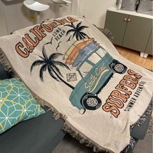 毛毯沙发毯盖毯休闲毯 装饰毯 沙滩汽车