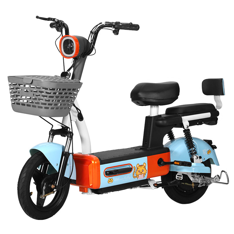 Exportación de nueva bicicleta eléctrica estándar nacional 48V dos ruedas multifuncional coche de batería doble adulto fábrica de tranvía al por mayor