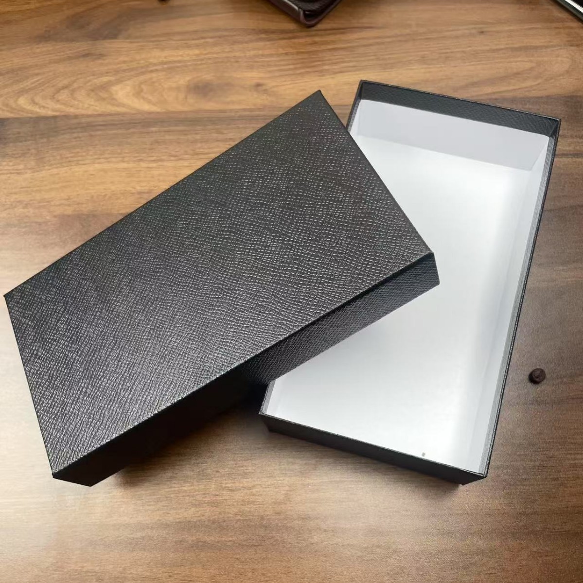 Black wallet, rectangular gift box, Birthday gift 3