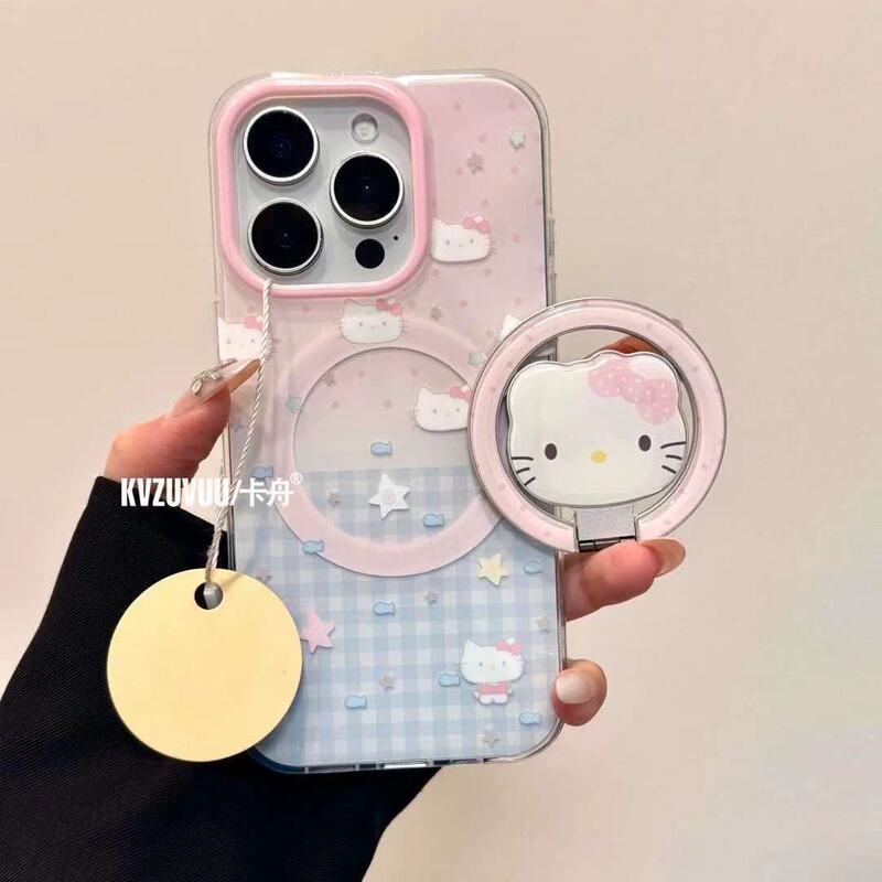 Kt Cat Suitable for Samsung S23Fe Mobile Phone Case S25Ultra/S24Plus/S21 Magnetic Suction 3 Apple 17Promax Kt Cat Suitable for Samsung S23Fe Mobile Phone Case S25Ultra/S24Plus/S21 Magnetic Suction 3 Apple 17Promax