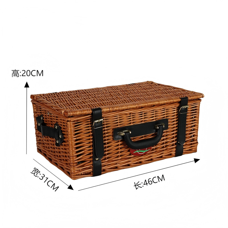 Retro de alto grado Willow Basket