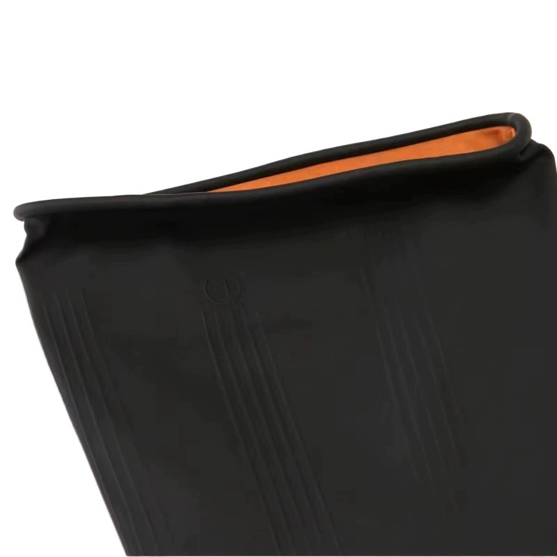 Промышленные перчатки, устойчивые к кислотам и щелочам, Черные Резиновые Нескользящие водонепроницаемые резиновые износостойкие Антикоррозийные рабочие перчатки оптом