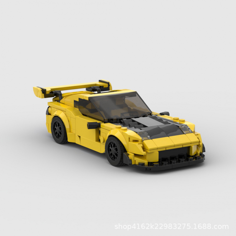 Rx7 sports car Compatible with Lego Small Particle Moc Educational Assembled Diy Children's Building Blocks Toys Cross-border Wholesale
