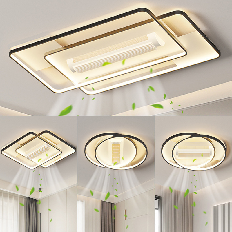 Lámparas y lámparas ventilador de casa ventilador de voz ventilador de sala de estar totalmente inteligente espectro de luz fuera de línea nuevo protector de ojos
