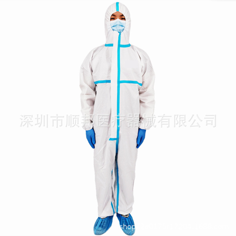 卸売り使い捨て医療防護服連体畜産養殖医療看護専用独立包装無菌級防護服|undefined