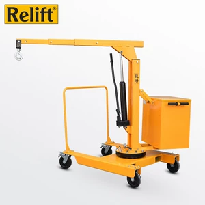 Relift Руководство по противовесу гидравлическое одноручное кран HLC550 Mobile Hand Push Rotary Crane 550 кг