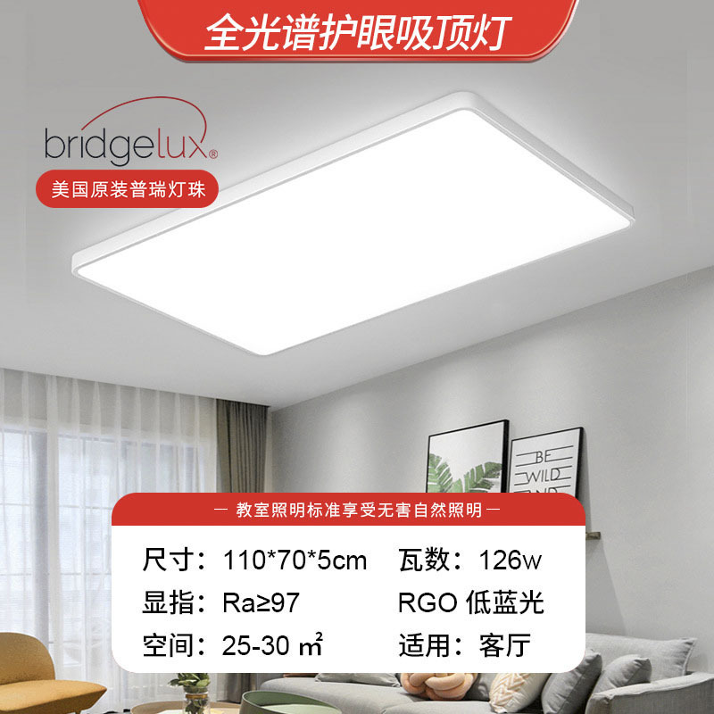 Espectro completo de Purie - rectangular 110 * 70CM - 126W