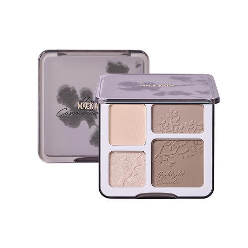 Mark Andy high-gloss contouring comprehensive palette matte brightening shadow nose shadow eye shadow pearlescent fine four-color contouring palette