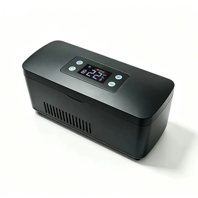 Cross-border foreign trade US-standard multi-purpose car refrigerator, insulin cooler box, portable and movable small refrigerator, rechargeable