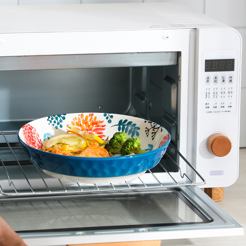 Animal de la historieta vajilla de cerámica plato creativo plato hogar plato de sopa de 8 pulgadas plato hondo plato lindo celebridad de Internet placa