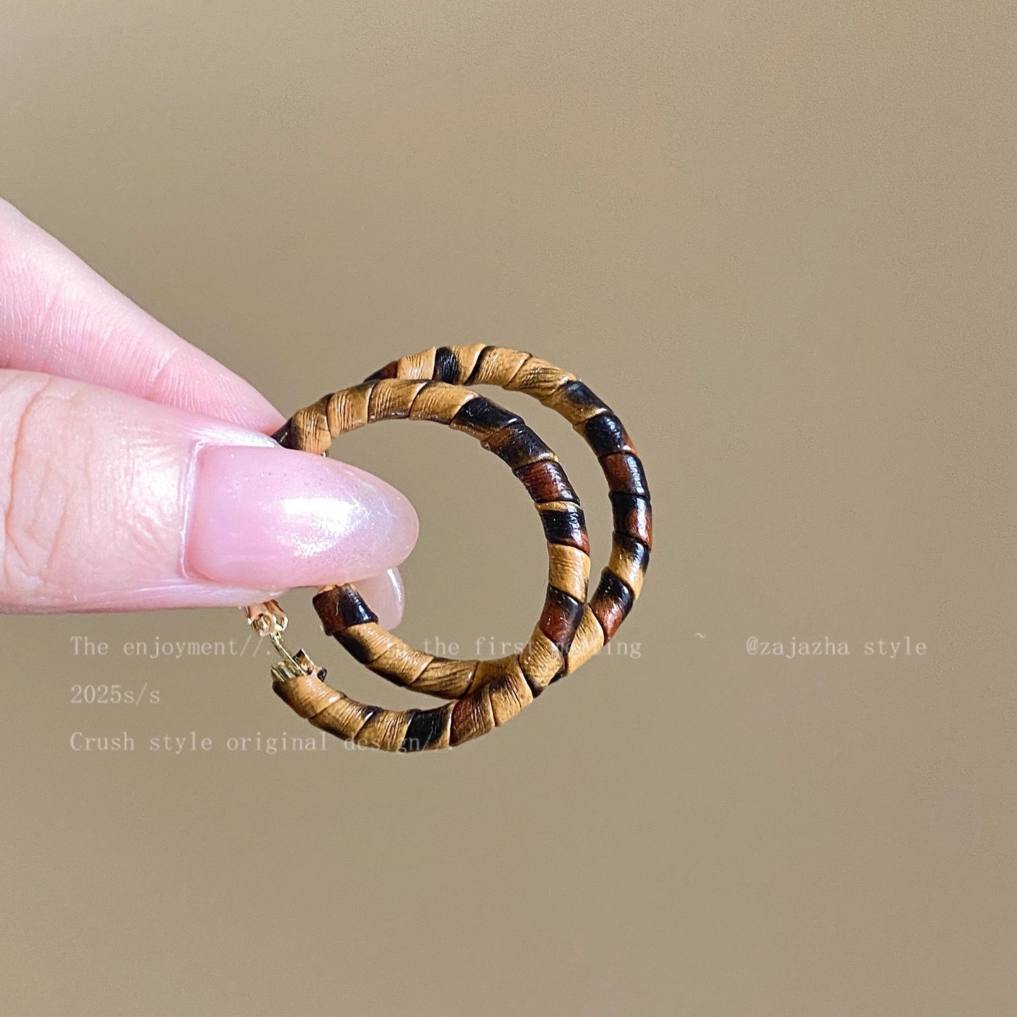 A2752 deep leopard print 3cm