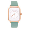 Trend silica gel fashionable watch strap, square watch, simple and elegant design, city style