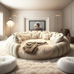 大円ベッド二人結婚ベッド現代シンプル家庭用ホテル主臥王女大円ベッド