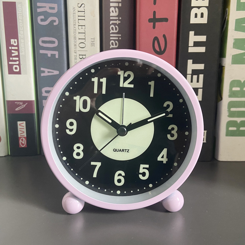 Directo de fábrica moderno simple reloj despertador de moda niños estudiante reloj despertador dormitorio luminoso mudo escaneo reloj despertador de carga