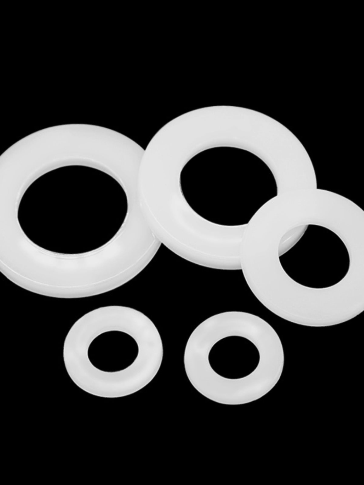 尼龙垫圈平垫片耐高温绝缘防水防油耐磨防腐蚀圆形M2-M16支持