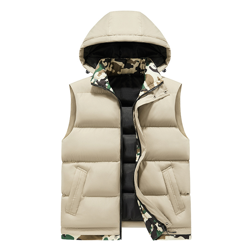 24 jahr herbst neue artikel männer einfarbig weste Koreanische version trendy marke ärmellose dicke_voghion.com