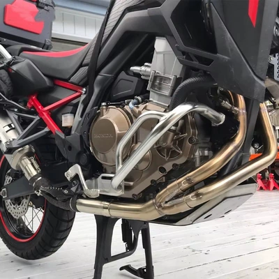 Exhaust pipe for CRF1100L, African double-bar