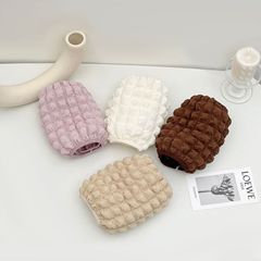 原宿風泡泡格袖套秋冬季防污耐髒學生羽絨服韓系護袖成人工作套袖