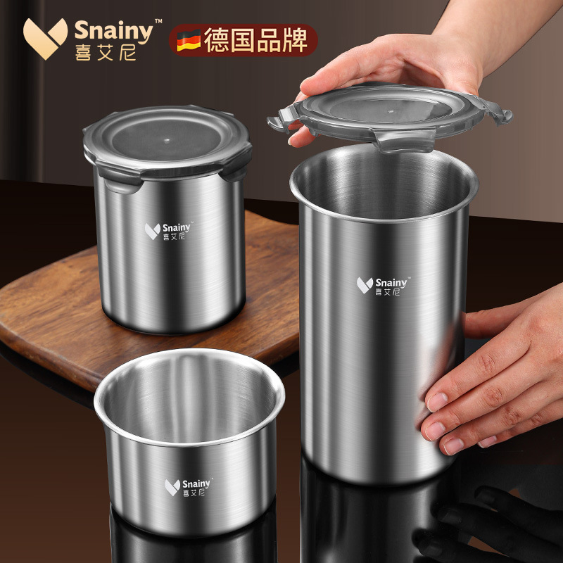 食品級茶葉コーヒー豆保存缶316ステンレス密封缶防湿分注貯蔵タンク貯蔵タンク|undefined