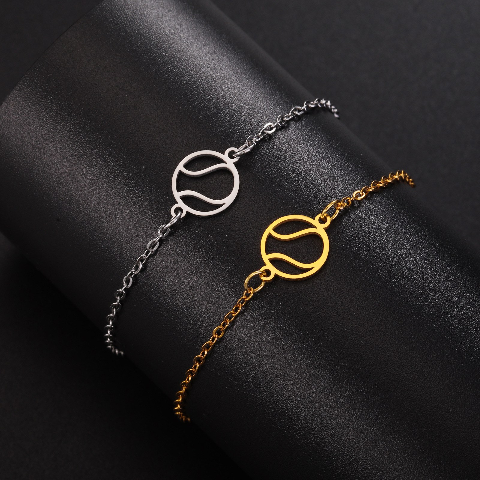 Baseball golden bracelet