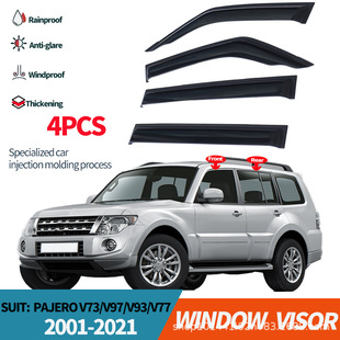 For Mitsubishi Pajero V73 V97/93 rain shield PAJERO V73 v97/v93 WindowVisor